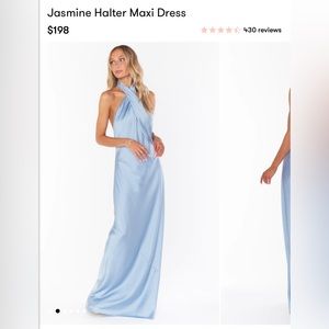 Show me your mumu jasmine halter dress! never been worn/not altered